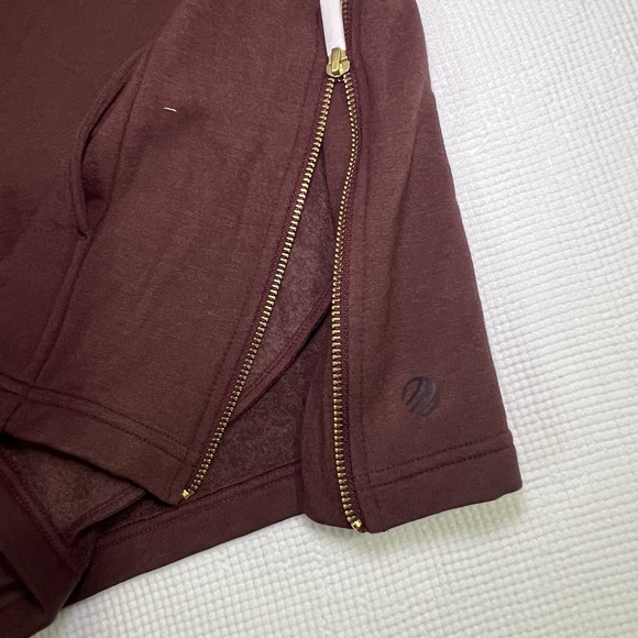 MPG Serenity Mock Neck Pullover Activewear Cozy Workout Train Tencel Sz XS - Picture 3 of 7